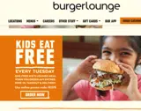 Burger Lounge coupon verification screenshot