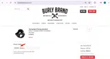 Burly Brand coupon verification screenshot