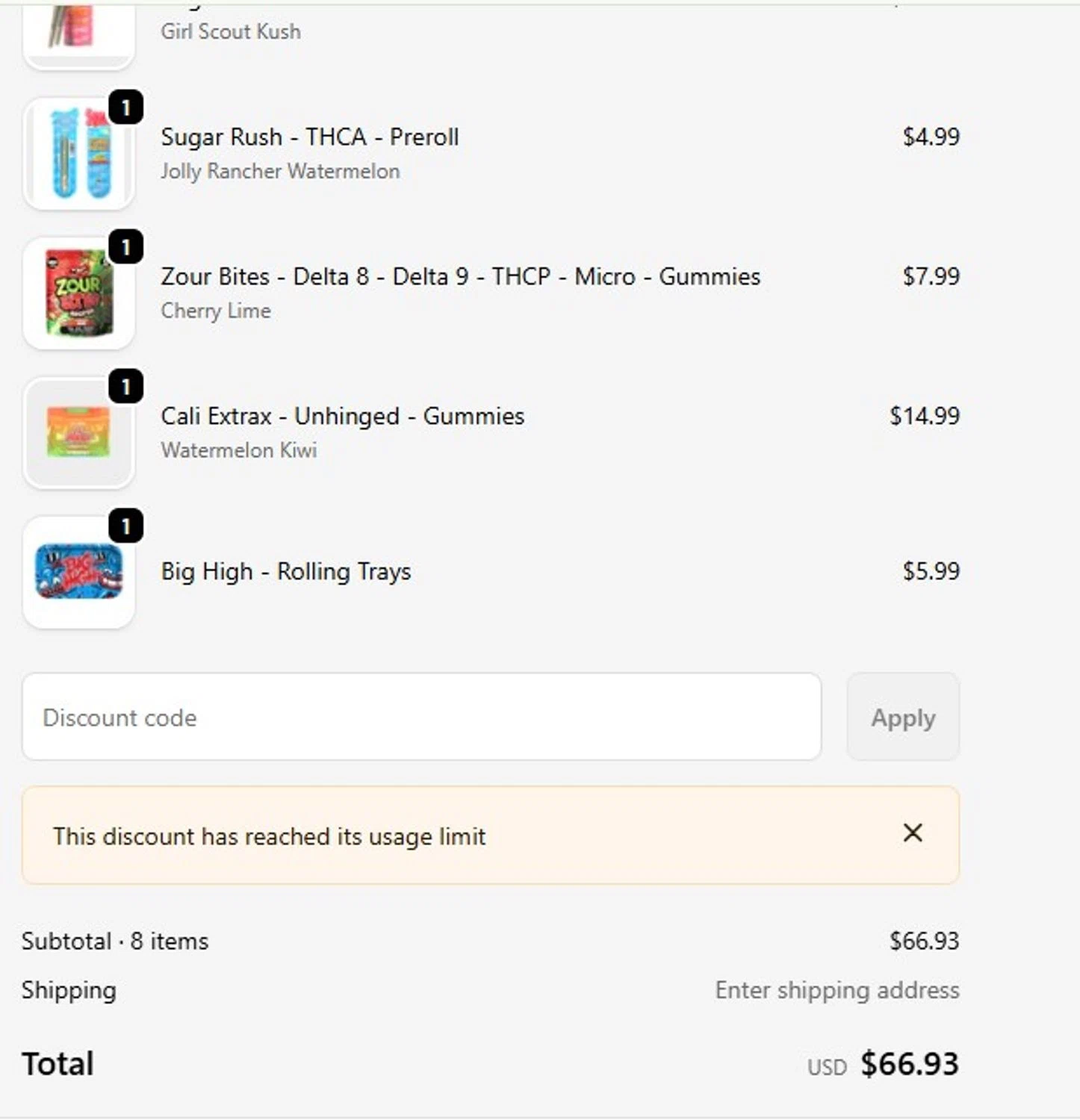 Burning Daily discount code screenshot showing code X9HG6N65 applied at Burning Daily checkout page. Uploaded by SimplyCodes community member PromoPhoenix1566 on Dec 23, 2025