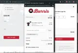 Burris10%OFF coupon verification screenshot