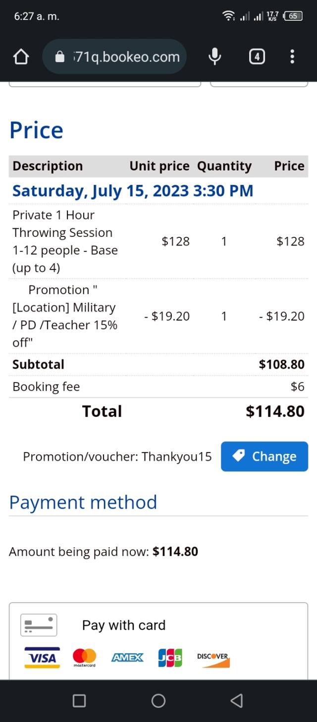 Bury the Hatchet checkout page showing Bury the Hatchet promo code box | Screenshot taken by SimplyCodes community member on Jul 6, 2023