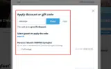 Bus2alps coupon verification screenshot