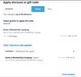 Bus2alps coupon verification screenshot