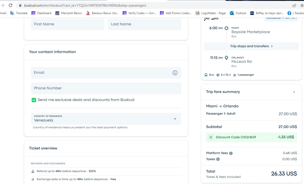Busbud Discount Codes 1 Off October 2024