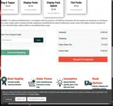 BIRTHDAY20 coupon verification screenshot