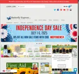 Butterfly Express Quality Essential Oils coupon verification screenshot