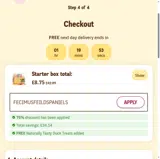 FECIMUSFEILDSPANIELS coupon verification screenshot