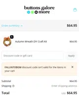 FALLINTOBGM coupon verification screenshot