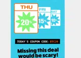 BTC20 coupon verification screenshot