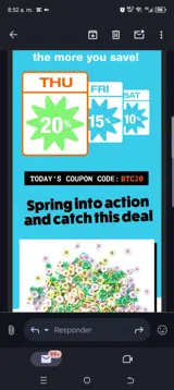 Btc20 coupon verification screenshot