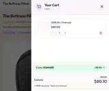 SUMMER coupon verification screenshot
