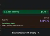 ACC coupon verification screenshot