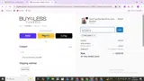 WELCOME10 coupon verification screenshot