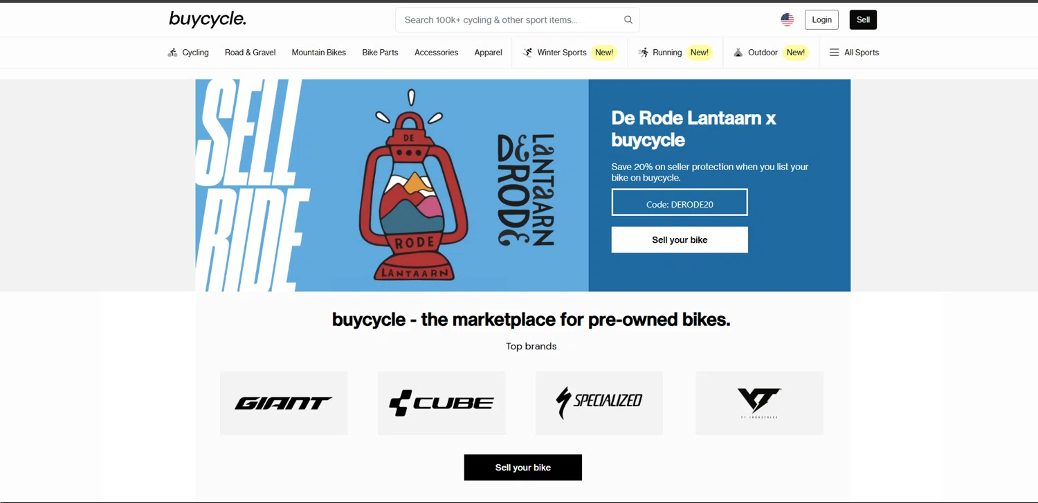 buycycle checkout page showing buycycle discount code box | Screenshot taken by SimplyCodes community member on Oct 20, 2025