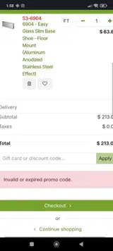 5OFF coupon verification screenshot