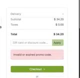 RAILINGS5 coupon verification screenshot