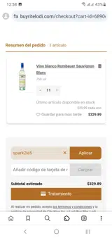spark2le5 coupon verification screenshot
