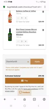 2taxrefund6 coupon verification screenshot