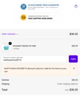 BuzzPatch coupon verification screenshot