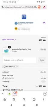 BuzzPatch coupon verification screenshot