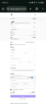 WELCOME10 coupon verification screenshot