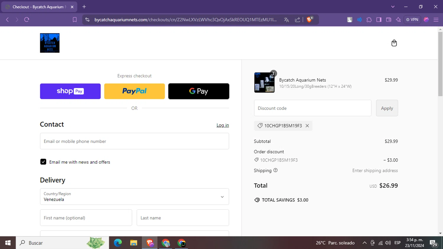 how to use Bycatch Aquarium Nets coupons