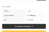 WORKING coupon verification screenshot