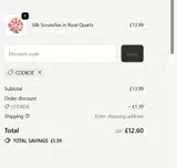 CODKOE coupon verification screenshot