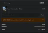 BATTLE4BOGEY coupon verification screenshot