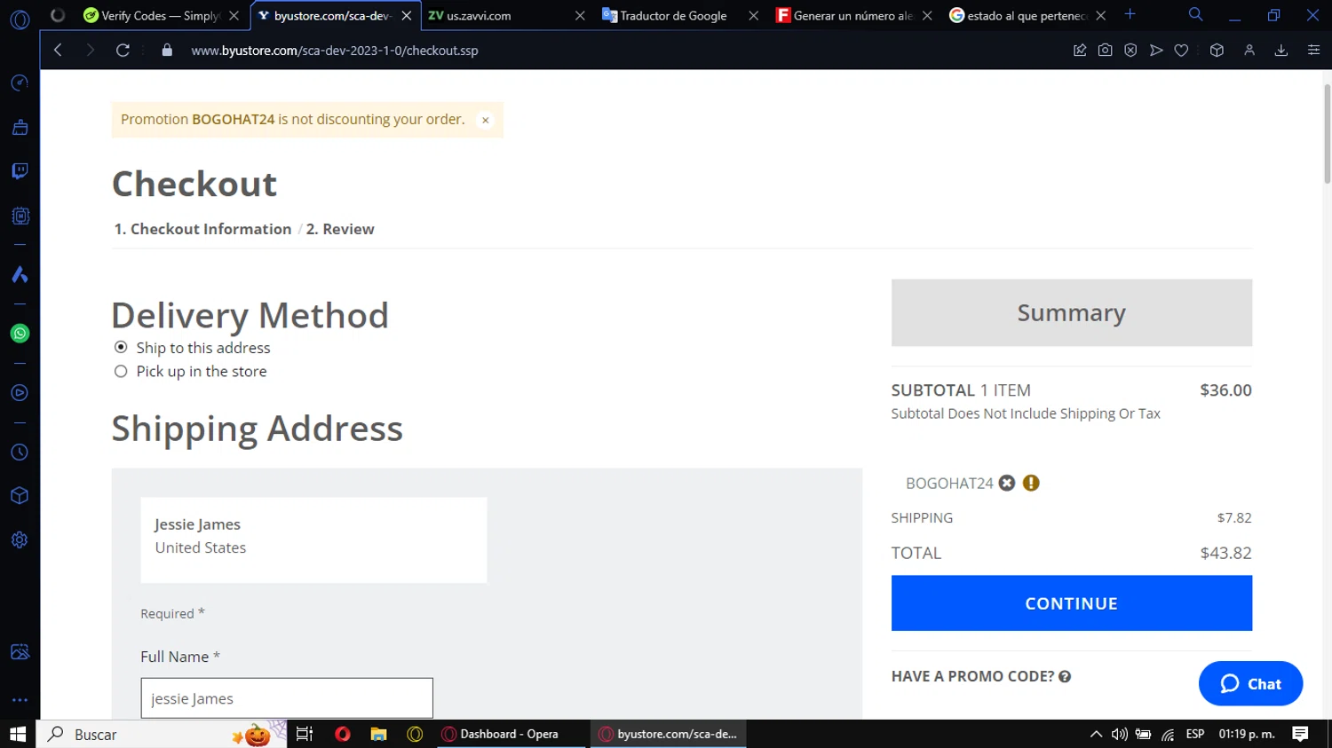 BYU Store checkout page showing BYU Store promo code box | Screenshot taken by SimplyCodes community member on Oct 11, 2024