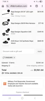 C4 Fabrication coupon verification screenshot