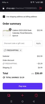 FREESHIPPING coupon verification screenshot