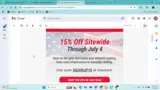 GEARUP15 coupon verification screenshot