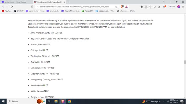 Cable TV checkout page showing Cable TV promo code box | Screenshot taken by SimplyCodes community member on Nov 30, 2023