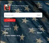 CACHE10 coupon verification screenshot