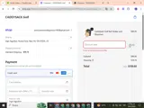 CaddySack Golf coupon verification screenshot