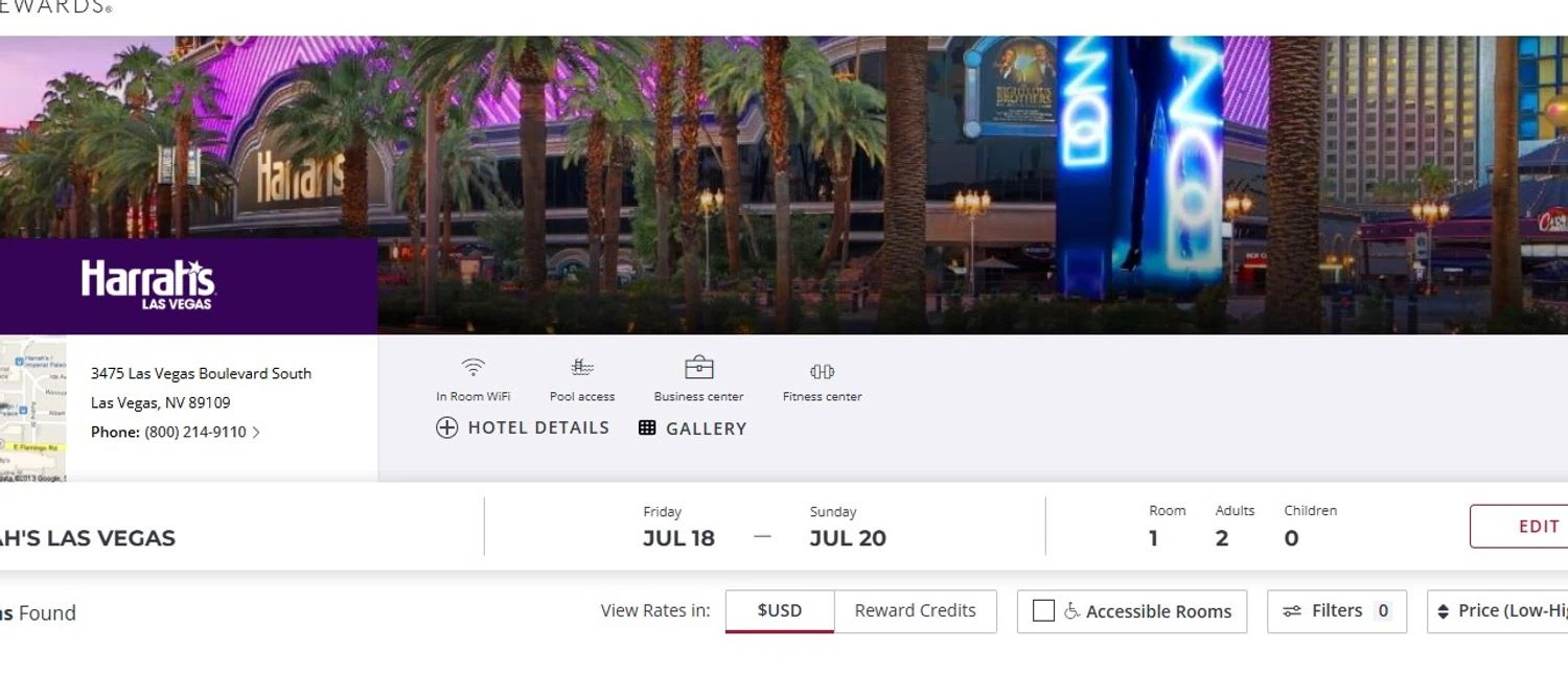 Caesars Rewards promo code screenshot showing code LOCALS applied at Caesars Rewards checkout page. Uploaded by SimplyCodes community member Olorinnnnn on Jun 20, 2025