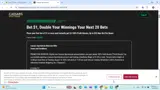 Caesars Rewards coupon verification screenshot
