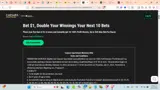 Caesars Rewards coupon verification screenshot