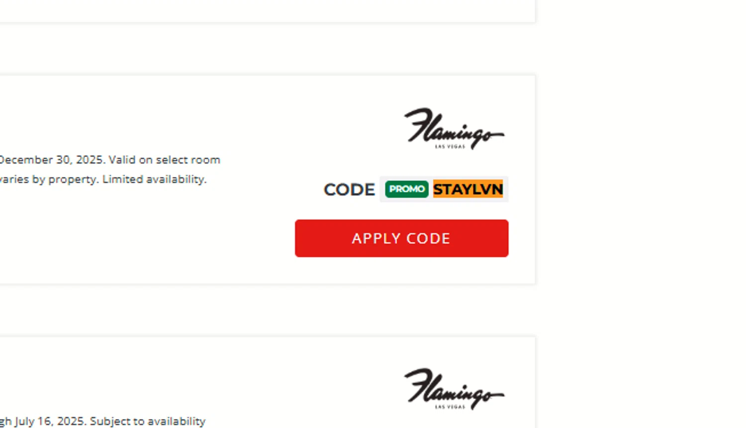 Caesars Rewards: Shows & Attractions promo code screenshot showing code STAYLVN applied at Caesars Rewards: Shows & Attractions checkout page. Uploaded by SimplyCodes community member user__1543 on Apr 26, 2025