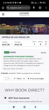 LVAPS coupon verification screenshot