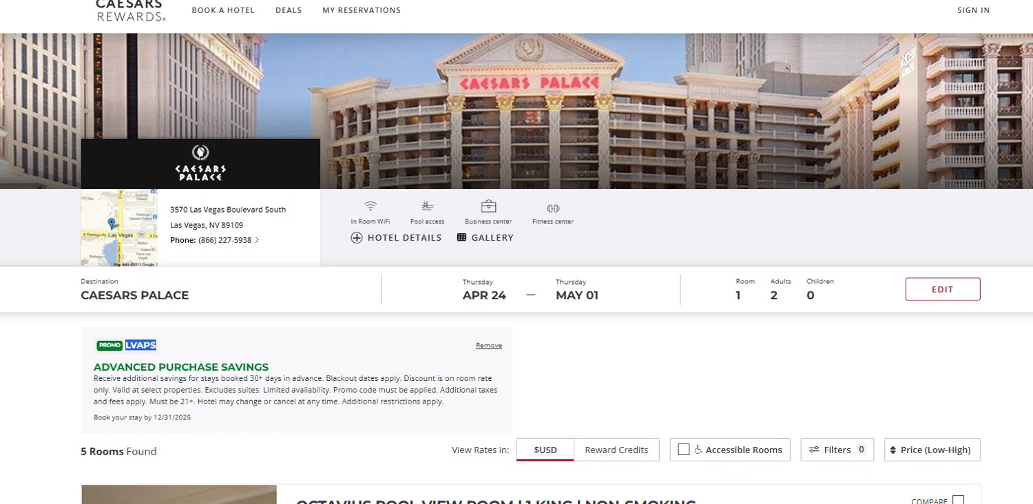 Caesars Sportsbook promo code screenshot showing code LVAPS applied at Caesars Sportsbook checkout page. Uploaded by SimplyCodes community member Aresss on Mar 21, 2025