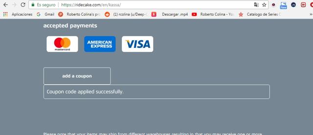 Cake checkout page showing Cake promo code box | Screenshot taken by SimplyCodes community member on Aug 17, 2021
