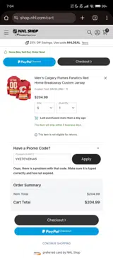 YKE7CVDNA5 coupon verification screenshot