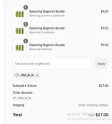 LPNCALIA coupon verification screenshot