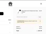Calibear Glass coupon verification screenshot