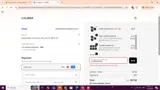 Caliberbrand.com coupon verification screenshot