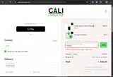 CaliConnected coupon verification screenshot