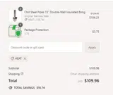 CaliConnected coupon verification screenshot