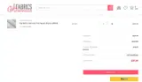 Cali Fabrics coupon verification screenshot